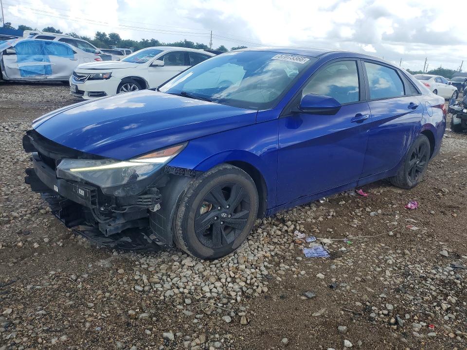 2023 Hyundai Elantra VIN KMHLM4AG1PU530285 COPART salvage auction — FRONT END, Tx - Salvage Vehicle Title, sold $4,750 on 2026-07-13 (photo 1)