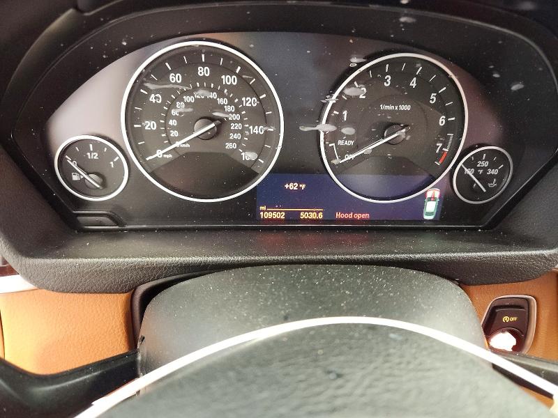 2015 BMW 3er VIN WBA3B3G50FNR86844 COPART salvage auction — FRONT END, Wi - Junked Vehicle Bill Of Sale, sold $1,050 on 2026-07-20 (photo 9)