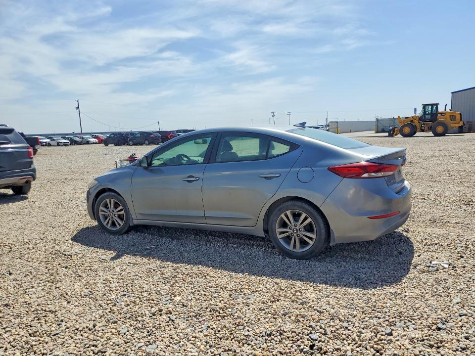 2017 Hyundai Elantra VIN KMHD84LF9HU410006 COPART salvage auction — HAIL, Tx - Cert Of Title-Rebuilt Salvage (P), sold $1,650 on 2026-07-09 (photo 2)