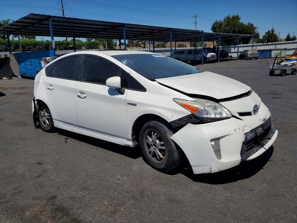 2012 Toyota Prius VIN JTDKN3DU3C5449401 COPART salvage auction — REAR END, CA - SALVAGE CERTIFICATE, sold $100 on 2026-07-28 (photo 4)