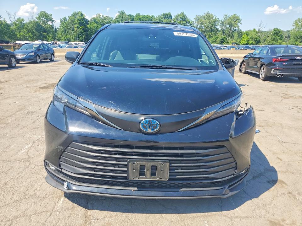 2022 Toyota Sienna VIN 5TDASKFC2NS048910 COPART salvage auction — FRONT END, Ny - Mv-907A Salvage Certificate, sold $14,700 on 2026-07-09 (photo 5)