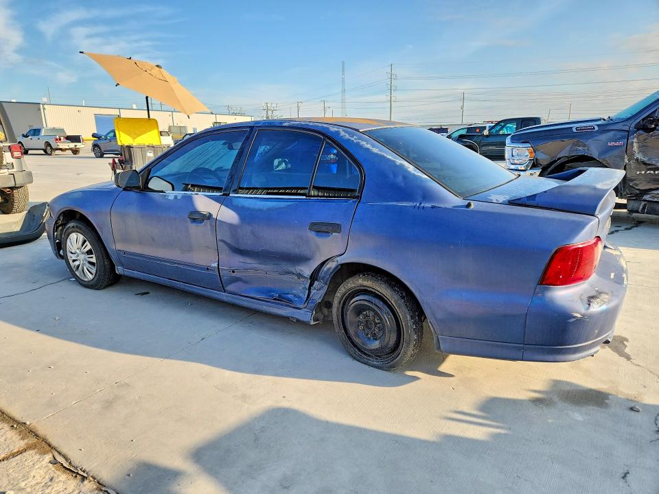 2002 Mitsubishi Galant VIN 4A3AA36G02E100285 COPART salvage auction — SIDE, Tx - Salvage Vehicle Title, sold $150 on 2026-07-10 (photo 2)