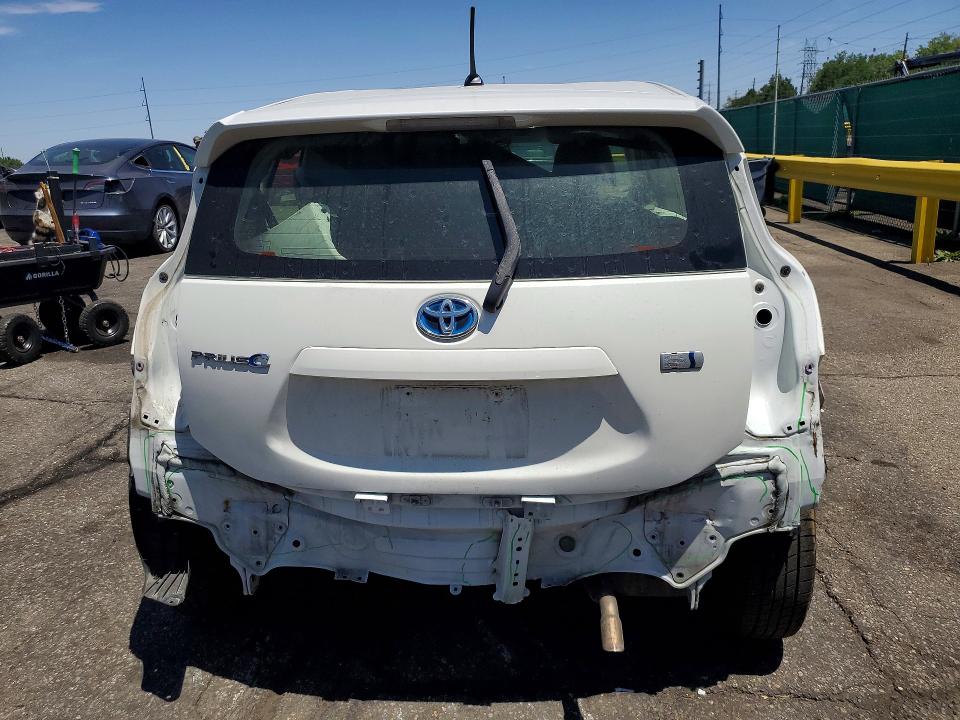 2013 Toyota VIN JTDKDTB32D1539371 COPART salvage auction — REAR END, Co - Public - Salvage Title, sold $875 on 2026-07-07 (photo 6)