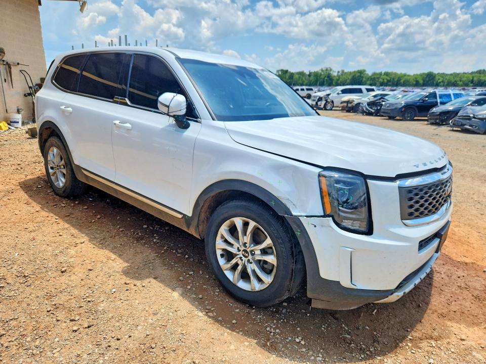 2021 Kia Telluride VIN 5XYP2DHC6MG096926 COPART salvage auction — FRONT END, Al - Cert Of Title-Salvage Title, sold $3,500 on 2026-07-29 (photo 4)