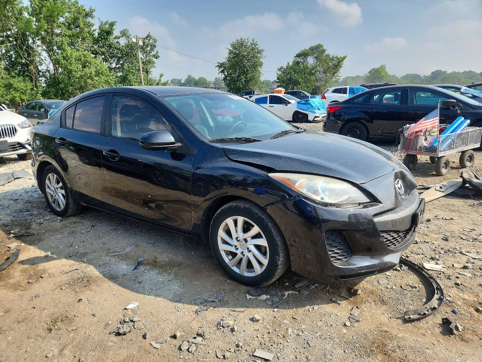 2012 Mazda 3 VIN JM1BL1W85C1657586 COPART salvage auction — FRONT END, Md - Cert Of Salvage > 75% Damage, sold $225 on 2026-07-30 (photo 4)