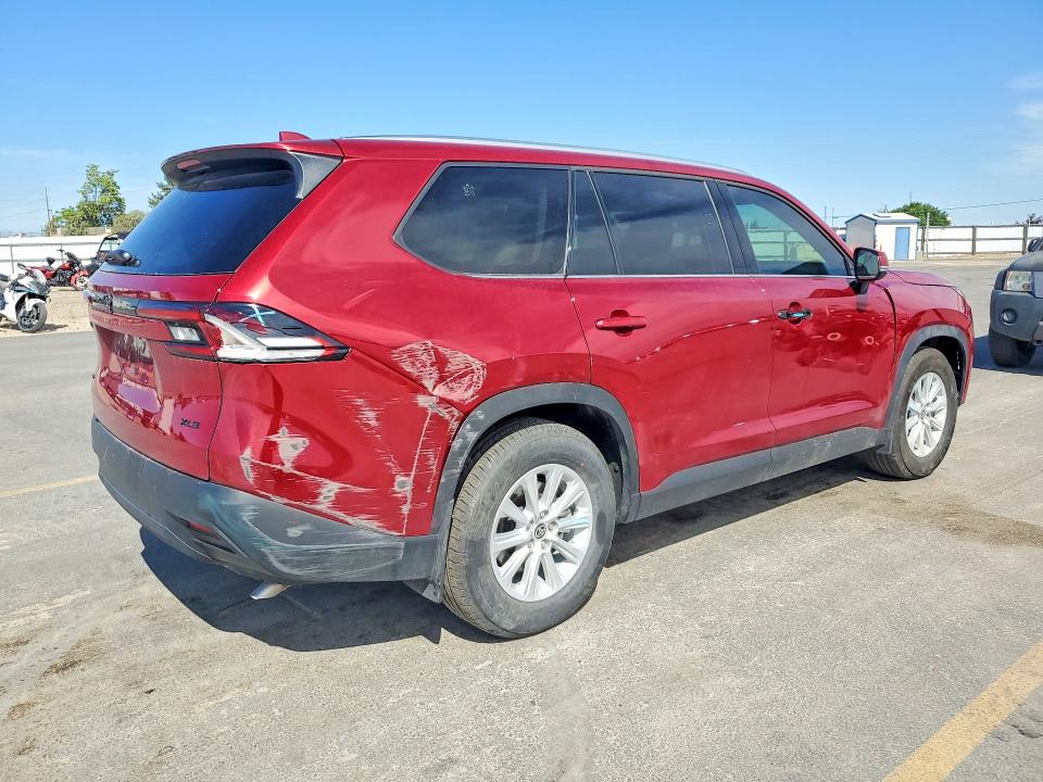 2025 Toyota Highlander VIN 5TDAAAB52SS100262 COPART salvage auction — REAR END, Nv - Salvage Title (P), sold $18,200 on 2026-07-02 (photo 3)