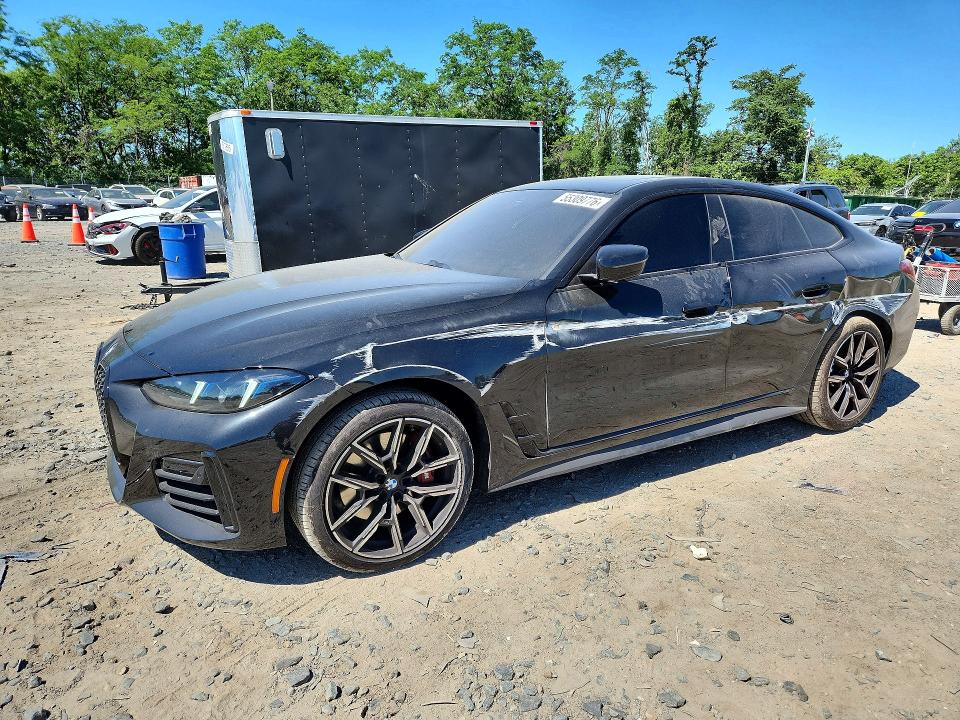 2026 BMW 4er VIN WBA33FB00TFV53427 COPART salvage auction — UNDERCARRIAGE, Md - Cert Of Salvage > 75% Damage, sold $125 on 2026-07-30 (photo 1)