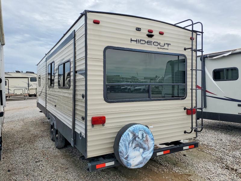 2018 Keys Hideout VIN 4YDT26R2XJN248207 COPART salvage auction — HAIL, OK - CERTIFICATE OF TITLE, sold $3,100 on 2026-07-28 (photo 3)