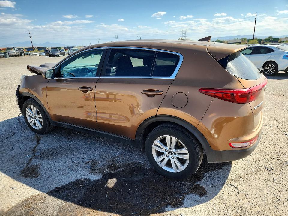 2019 Kia Sportage VIN KNDPM3AC0K7514342 COPART salvage auction — FRONT END, Az - Cert Of Title - Salvage, sold $2,200 on 2026-07-31 (photo 2)
