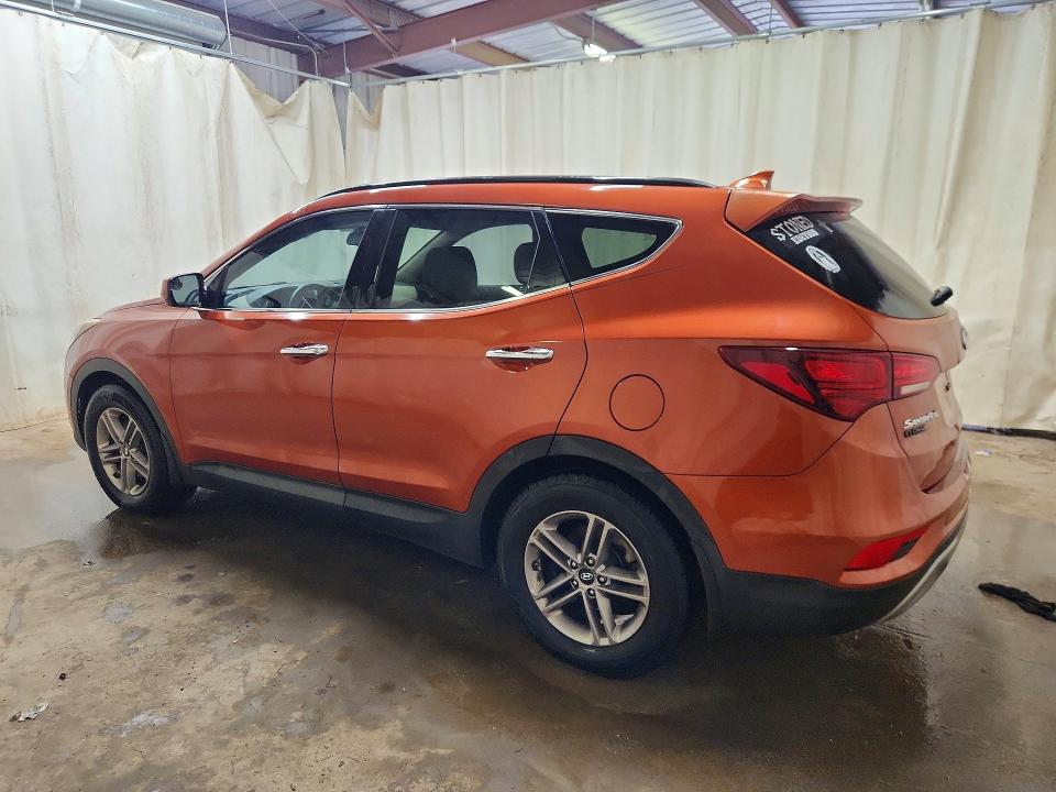 2017 Hyundai Santa fe VIN 5XYZU3LB0HG490861 COPART salvage auction — MINOR DENT/SCRATCHES, TX - CERTIFICATE OF TITLE, sold $500 on 2026-07-21 (photo 2)