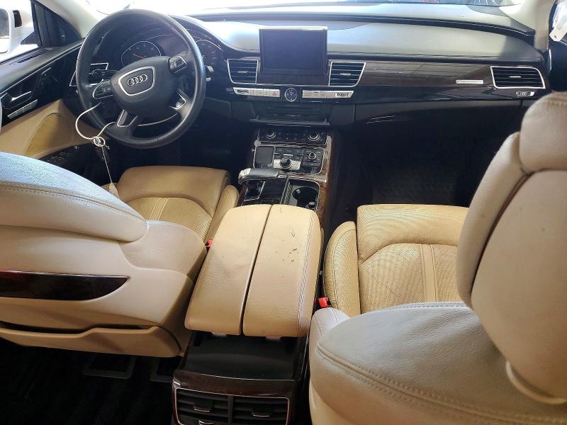 2014 Audi A8 VIN WAURGAFDXEN005782 COPART salvage auction — SIDE, Mn - Certificate Of Title, sold $1,750 on 2026-07-07 (photo 8)