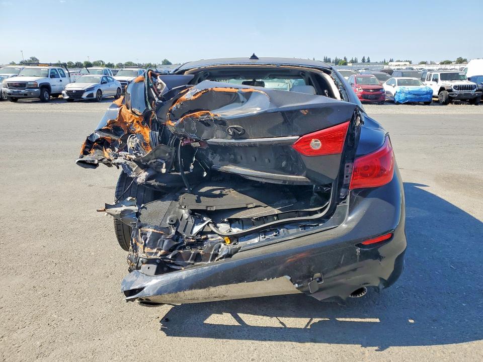 2016 Infiniti VIN JN1FV7AP0GM420797 COPART salvage auction — REAR END, Ca - Salvage Certificate, sold $3,000 on 2026-07-16 (photo 6)