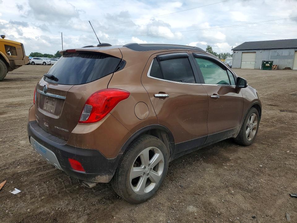 2016 Buick Encore VIN KL4CJASB6GB643881 COPART salvage auction — FRONT END, Mi - Certificate Of Title, sold $200 on 2026-07-29 (photo 3)