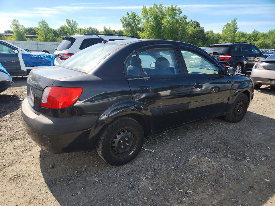 2006 Kia Rio VIN KNADE123666167059 COPART salvage auction — FRONT END, Ma - Cert Of Title-Reconstrctd Coll, sold $375 on 2026-07-08 (photo 3)