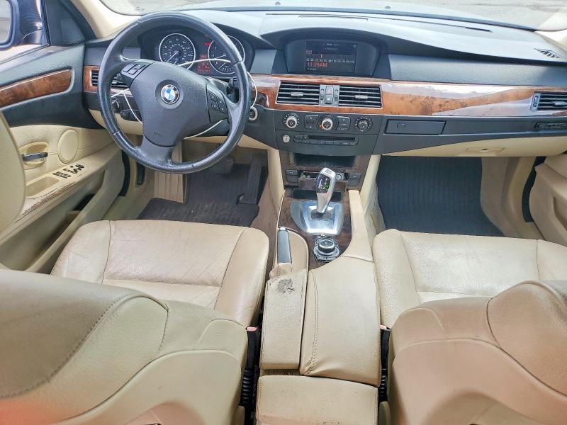 2010 BMW 5 series VIN WBANU5C53AC461169 COPART salvage auction — NORMAL WEAR, Fl - Certificate Of Title, sold $400 on 2026-07-20 (photo 8)