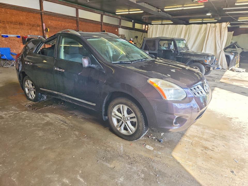 2012 Nissan Rogue VIN JN8AS5MVXCW358147 COPART salvage auction — REAR END, Pa - Certificate Of Salvage, sold $400 on 2026-07-16 (photo 4)