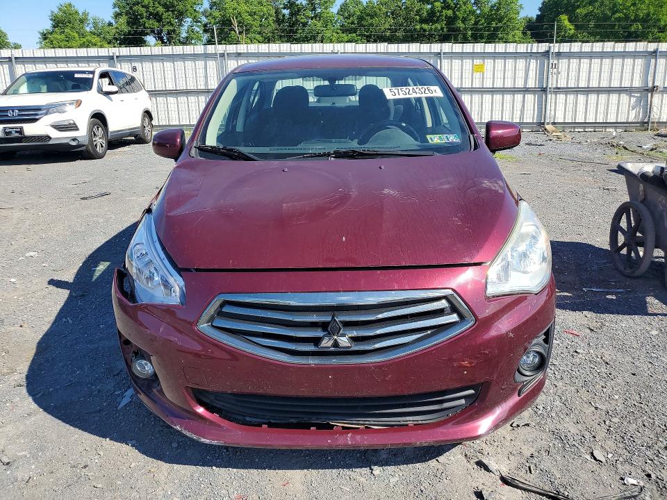 2018 Mitsubishi Mirage VIN ML32F3FJ4JHF05783 COPART salvage auction — UNDERCARRIAGE, Pa - Certificate Of Salvage, sold $2,050 on 2026-07-02 (photo 5)