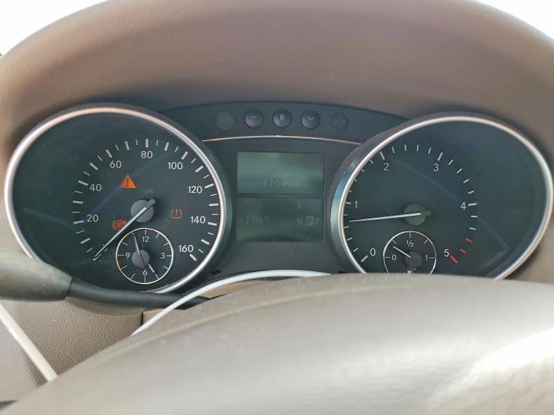 2007 Mercedes-benz Ml-class VIN 4JGBB22EX7A217482 COPART salvage auction — NORMAL WEAR, TX - CERTIFICATE OF TITLE, sold $15,600 on 2026-07-31 (photo 9)