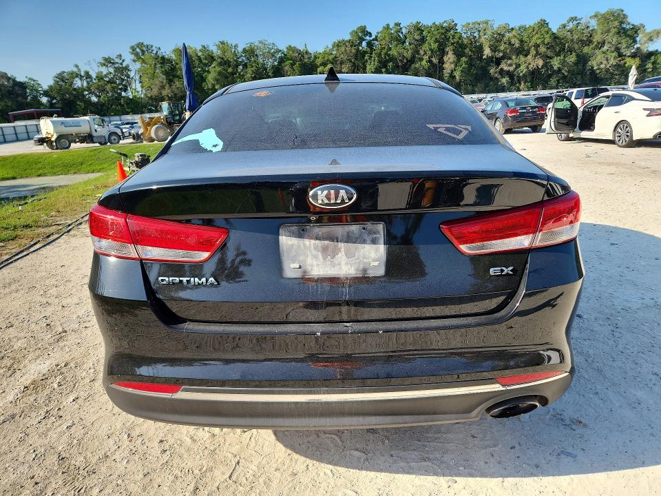 2018 Kia Optima VIN 5XXGU4L3XJG182810 COPART salvage auction — FRONT END, Fl - Cert Of Title Slvg Rebuildable, sold $1,300 on 2026-07-07 (photo 6)