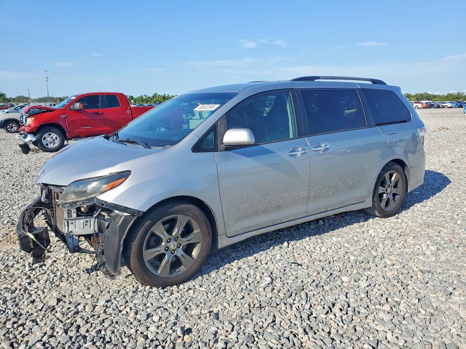 2015 Toyota VIN 5TDXK3DC0FS653108 COPART salvage auction — FRONT END, Fl - Cert Of Title Slvg Rebuildable, sold $2,550 on 2026-07-07 (photo 1)