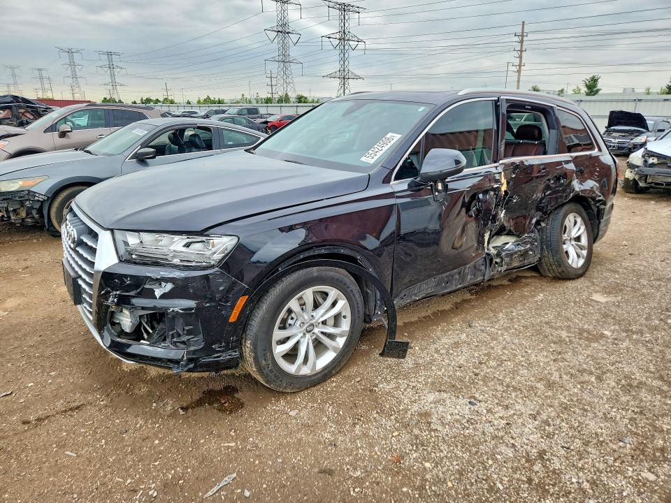 2018 Audi Q7 VIN WA1LAAF73JD016220 COPART salvage auction — SIDE, Il - Salvage Certificate, sold $4,350 on 2026-07-14 (photo 1)