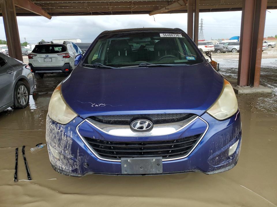 2012 Hyundai VIN KM8JU3AC7CU375914 COPART salvage auction — REAR END, Tx - Salvage Vehicle Title, sold $1,550 on 2026-07-24 (photo 5)