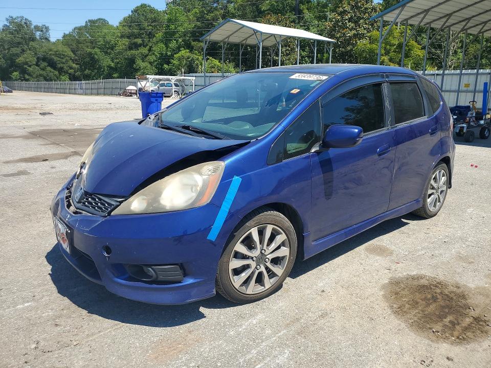 2013 Honda Fit VIN JHMGE8H56DC048829 COPART salvage auction — FRONT END, Ga - Cert Of Title-Salvage, sold $1,450 on 2026-07-09 (photo 1)