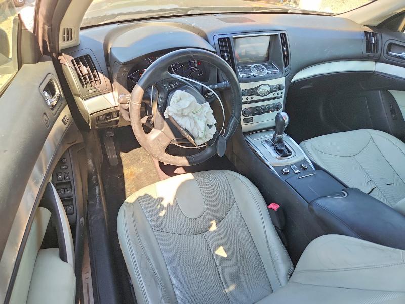 2011 Infiniti G37 VIN JN1CV6FE1BM952041 COPART salvage auction — FRONT END, CA - SALVAGE CERTIFICATE, sold $1,000 on 2026-07-28 (photo 8)