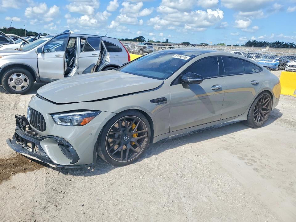 2023 Mercedes-benz AMG GT VIN W1K7X8KB3PA059223 COPART salvage auction — FRONT END, Fl - Cert Of Title Slvg Rebuildable, sold $49,000 on 2026-08-19 (photo 1)