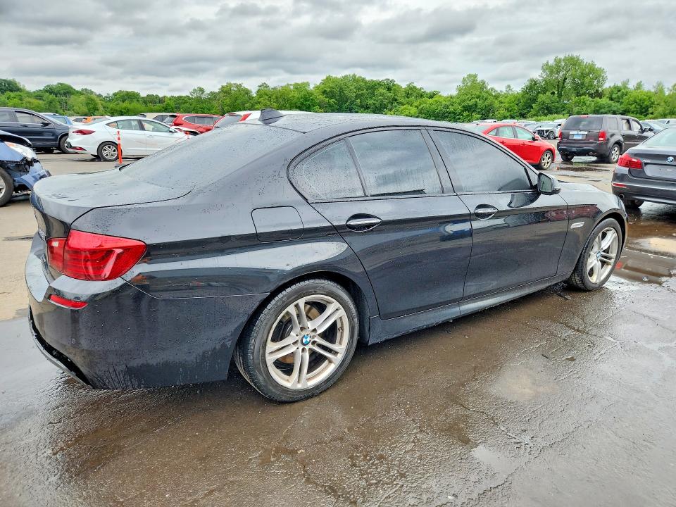 2016 BMW 5er VIN WBA5A7C50GG147128 COPART salvage auction — REAR END, Ct - Cert Of Title-Salvage, sold $525 on 2026-07-28 (photo 3)