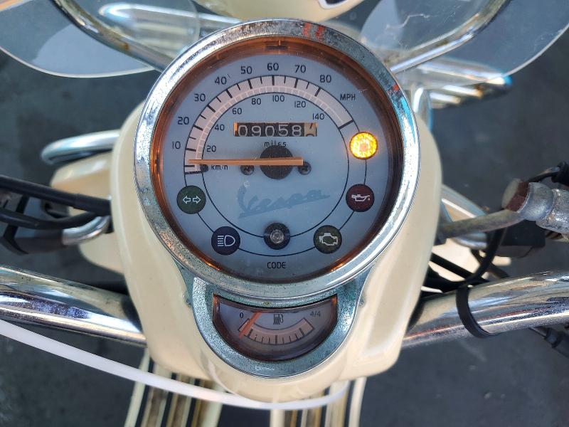 2013 Vespa - VIN ZAPM688F6D5201416 COPART salvage auction — REAR END, Ca - Salvage Certificate, sold $15 on 2026-07-23 (photo 7)