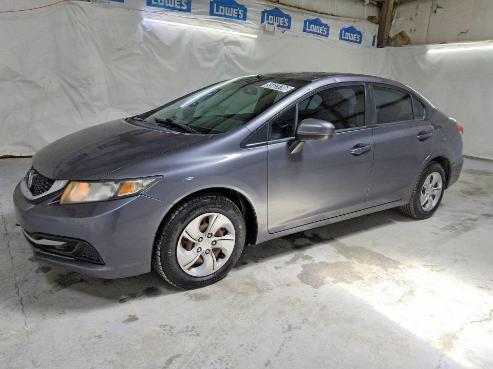 2014 Honda Civic VIN 2HGFB2F57EH545832 COPART salvage auction — MINOR DENT/SCRATCHES, TN - CERTIFICATE OF TITLE, sold $3,000 on 2026-07-09 (photo 1)