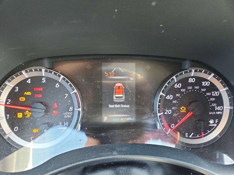 2022 Toyota Highlander VIN 5TDZZRAH2NS113801 COPART salvage auction — FRONT END, Tn - Salvage Certificate, sold $16,800 on 2026-07-27 (photo 9)