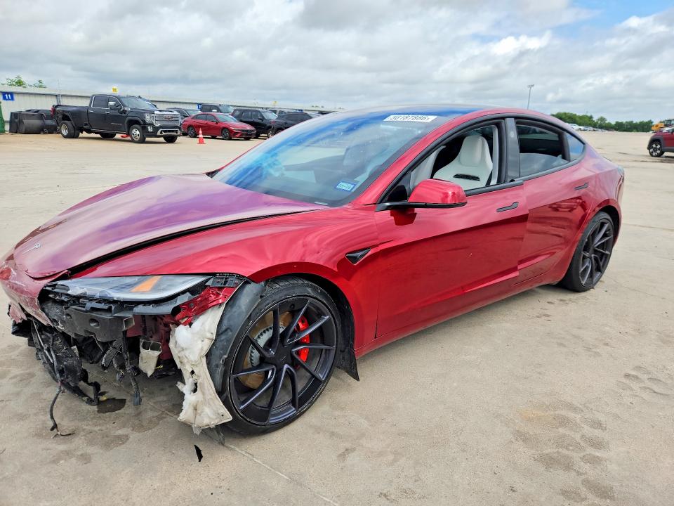 2024 Tesla Model 3 VIN 5YJ3E1ET5RF830219 — COPART salvage auction photo