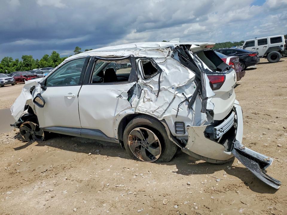 2025 Nissan Rogue VIN JN8BT3BA8SW344008 COPART salvage auction — ROLLOVER, TX - SALVAGE VEHICLE TITLE (P), sold $1,250 on 2026-07-17 (photo 2)