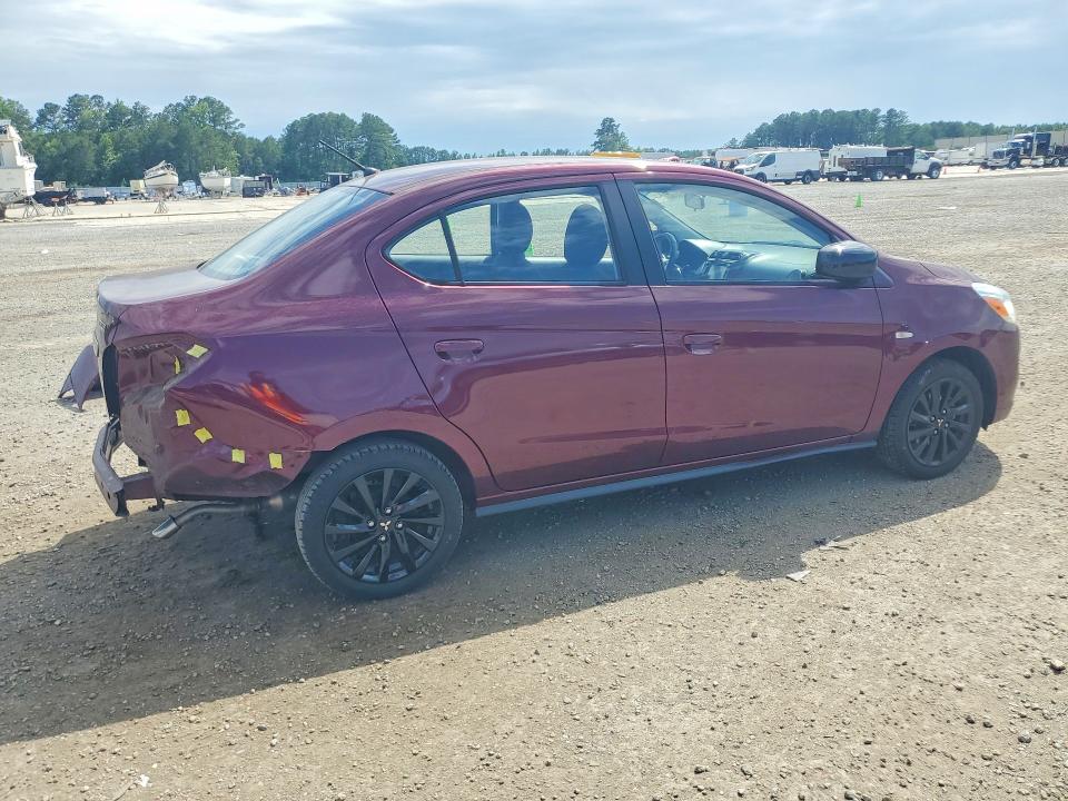 2020 Mitsubishi VIN ML32F4FJ8LHF06640 COPART salvage auction — REAR END, Nc - Salvage Certificate Of Title, sold $2,000 on 2026-07-13 (photo 3)