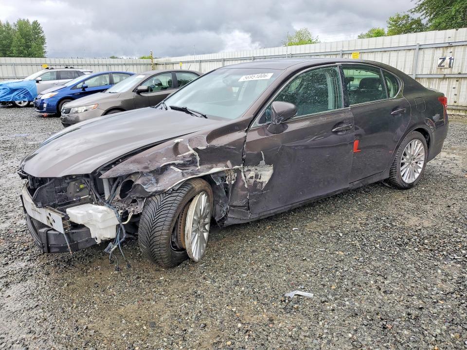 2013 Lexus Gs VIN JTHCE1BL7D5001178 COPART salvage auction — FRONT END, Wa - Bill Of Sale, sold $3,750 on 2026-07-13 (photo 1)