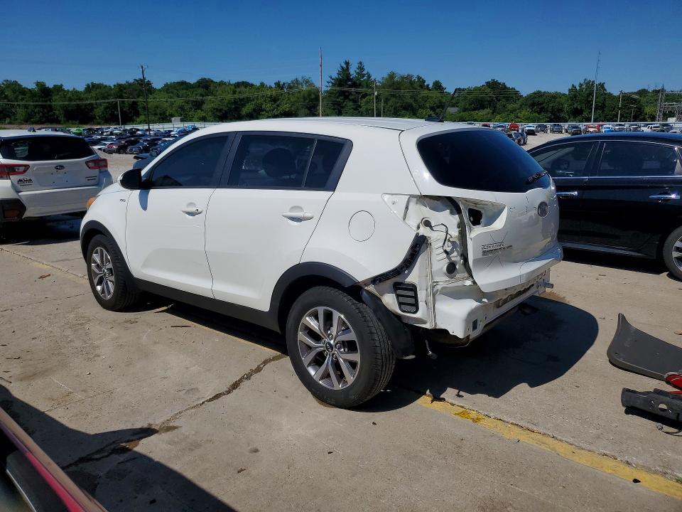 2015 Kia Sportage VIN KNDPBCAC0F7793299 COPART salvage auction — REAR END, KY - CERT OF TITLE-SALVAGE, sold $1,500 on 2026-07-22 (photo 2)