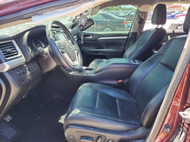 2018 Toyota Highlander VIN 5TDJZRFH6JS851293 COPART salvage auction — UNDERCARRIAGE, IL - SALVAGE CERTIFICATE, sold $4,000 on 2026-07-13 (photo 7)