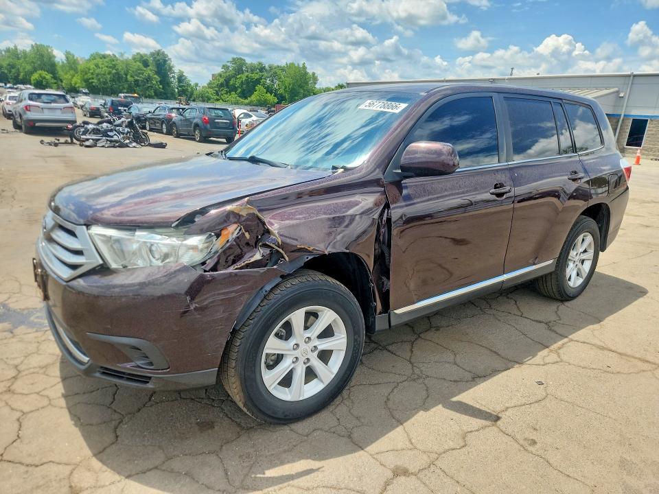 2012 Toyota VIN 5TDBK3EH5CS159486 COPART salvage auction — SIDE, Ct - Cert Of Title-Salvage, sold $475 on 2026-07-21 (photo 1)