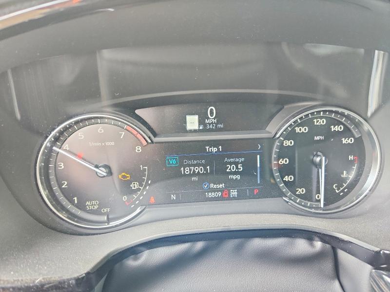 2025 Cadillac Xt6 VIN 1GYKPDRS6SZ107093 COPART salvage auction — FRONT END, Oh - Cert Of Title-Salvage, sold $15,000 on 2026-07-20 (photo 9)