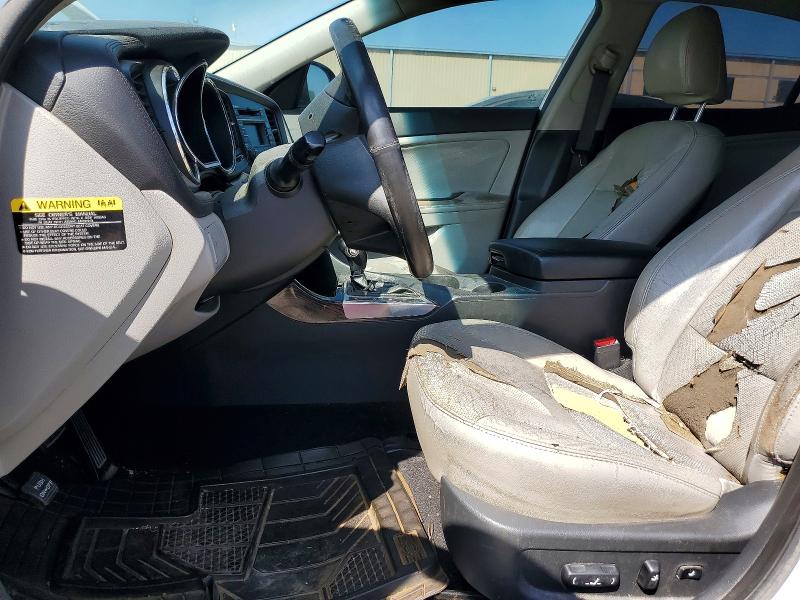2012 Kia VIN 5XXGN4A70CG068384 COPART salvage auction — FRONT END, Tx - Salvage Vehicle Title, sold $350 on 2026-07-09 (photo 7)