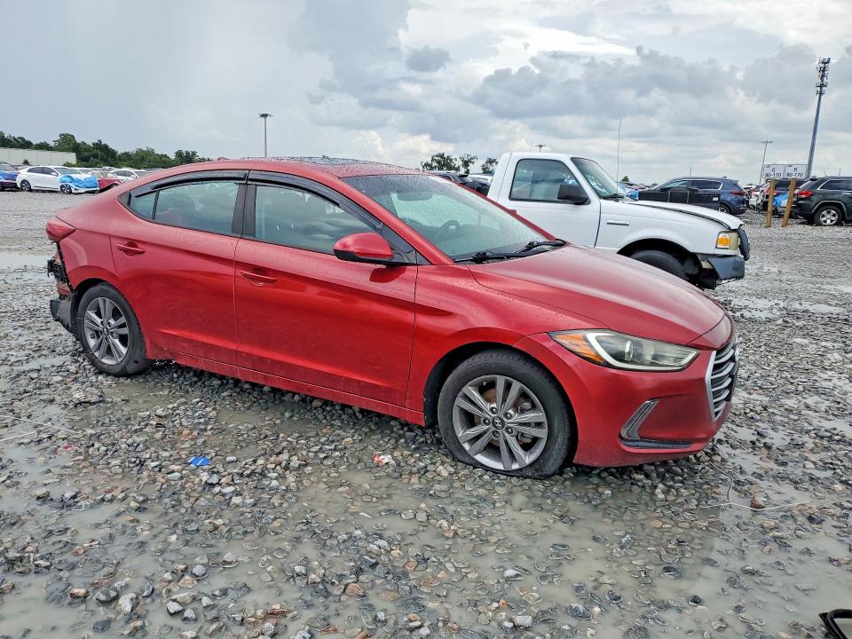 2017 Hyundai Elantra VIN KMHD84LF5HU298725 COPART salvage auction — SIDE, FL - CERT OF TITLE SLVG REBUILDABLE, sold $975 on 2026-07-15 (photo 4)