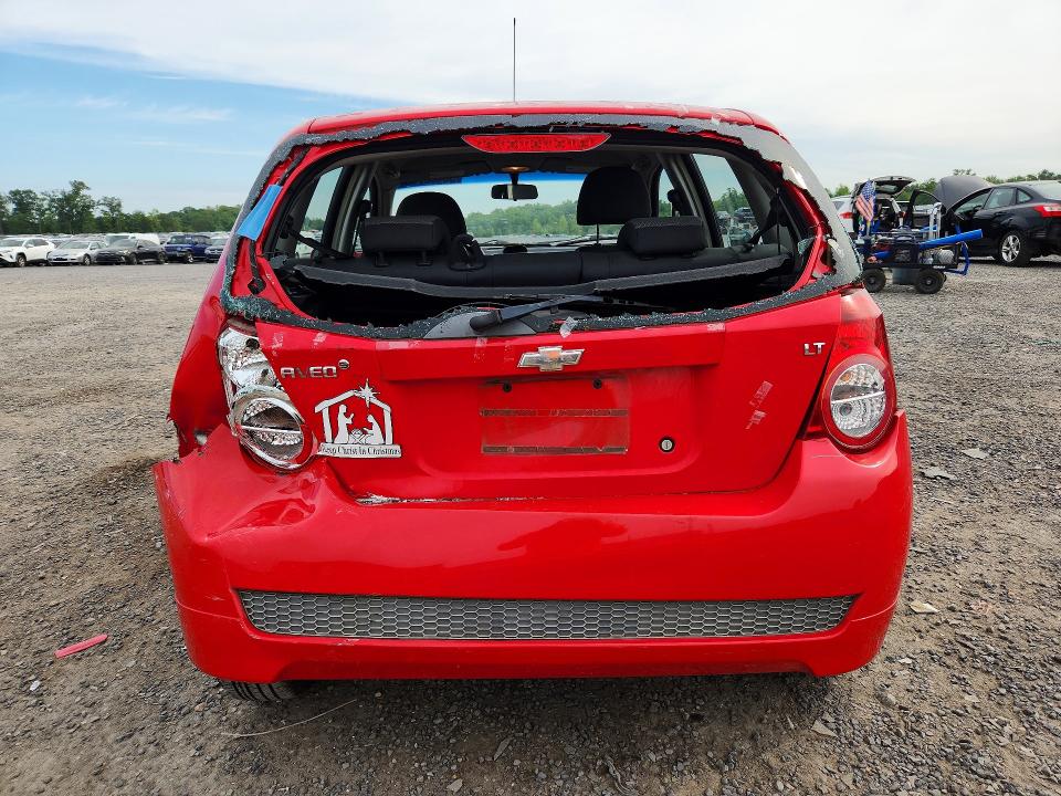 2011 Chevrolet Aveo VIN KL1TD6DEXBB138637 COPART salvage auction — REAR END, VA - CERT OF TITLE - SALVAGE, sold $575 on 2026-07-22 (photo 6)