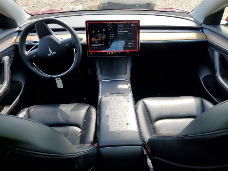 2022 Tesla VIN 5YJ3E1EA6NF143890 COPART salvage auction — FRONT END, Ks - Cert Of Title-Salvage, sold $4,950 on 2026-07-07 (photo 8)
