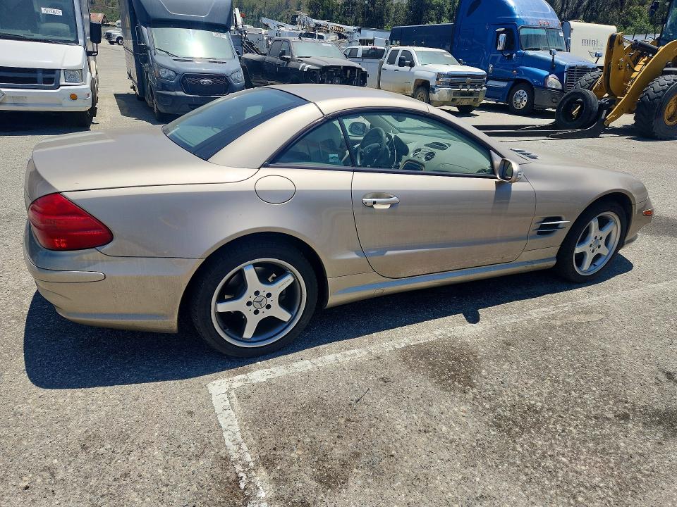 2003 Mercedes-benz Sl-class VIN WDBSK75F13F046896 COPART salvage auction — FRONT END, CA - SALVAGE CERTIFICATE, sold $1,600 on 2026-07-28 (photo 3)
