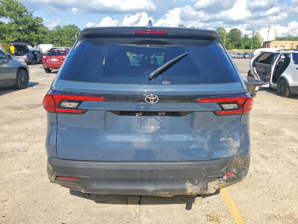 2025 Toyota Highlander VIN 5TDAAAA57SS026080 COPART salvage auction — ROLLOVER, Sc - Non-Reb & Rem Salvage Title, sold $10,600 on 2026-07-15 (photo 6)