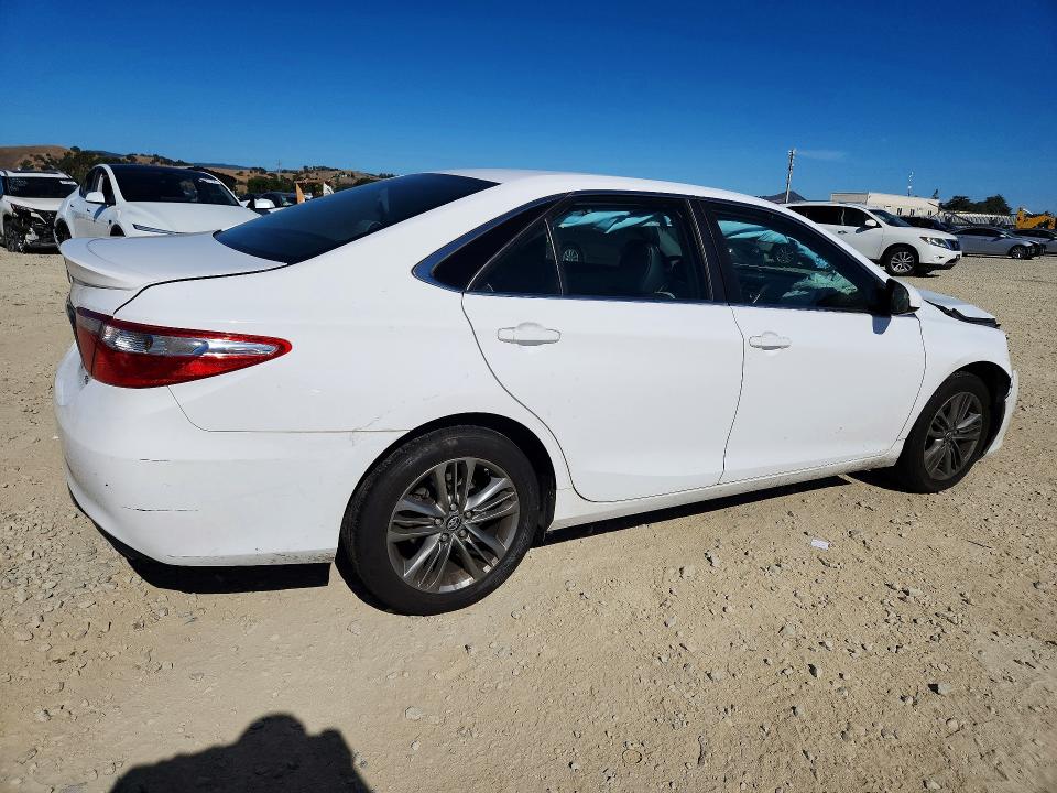 2016 Toyota Camry VIN 4T1BF1FK2GU210202 COPART salvage auction — FRONT END, CA - SALVAGE CERTIFICATE, sold $1,650 on 2026-07-09 (photo 3)