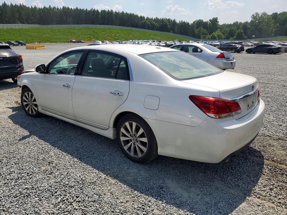 2011 Toyota Avalon VIN 4T1BK3DB4BU391953 COPART salvage auction — FRONT END, Nc - Salvage Certificate Of Title, sold $2,750 on 2026-07-30 (photo 2)