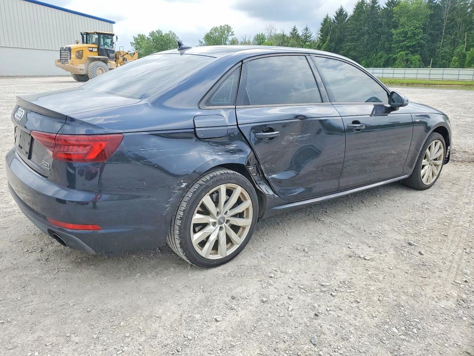2018 Audi A4 VIN WAUDNAF42JA215035 COPART salvage auction — UNDERCARRIAGE, Ny - Mv-907A Salvage Certificate, sold $4,050 on 2026-07-20 (photo 3)